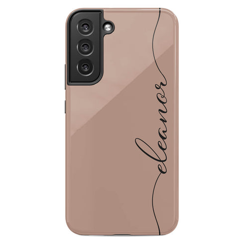 Personalized Name Calligraphy Galaxy Case