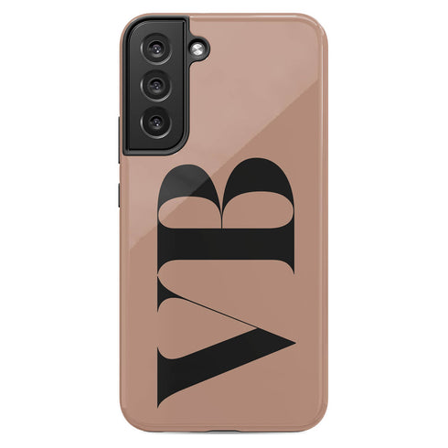 Oversized Custom Initials Galaxy Case