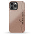 Personalized Name Calligraphy & Dots iPhone Case