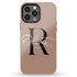 Monogram Personalized Solid iPhone Case