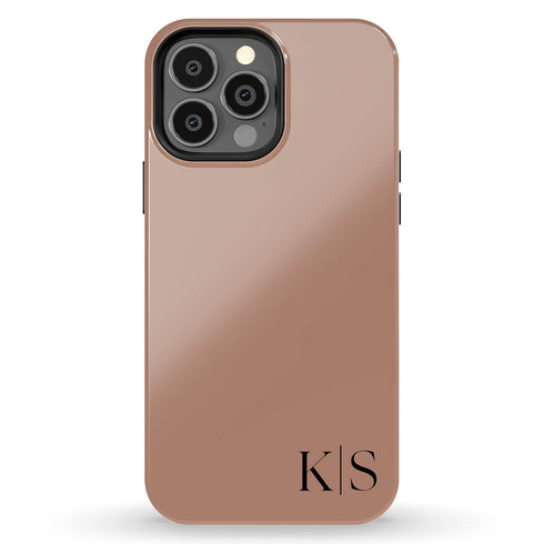 Custom Initials iPhone Case - Edge