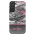 Alcohol Ink Patterns Custom Name Galaxy Case