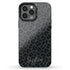 Dark Leopard Custom Name iPhone Case