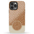 Spotted Dots Personalized Monogram iPhone Case