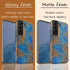 Patina Effect Custom Initials Galaxy Case