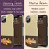 Retro Colors & Name Personalized iPhone Case