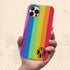 LGBTQ Pride Rainbow Custom Monogram iPhone Case