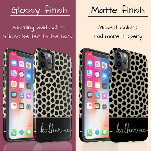 Abstract Patterns Personalized Name iPhone Case