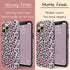 Light Leopard Personalized Name iPhone Case