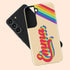 LGBTQ Pride Custom Light Retro Name Galaxy Case