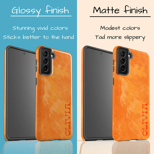 Endless Summer Personalized Name Galaxy Case