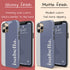 Elegant Striped Custom Serif Name iPhone Case