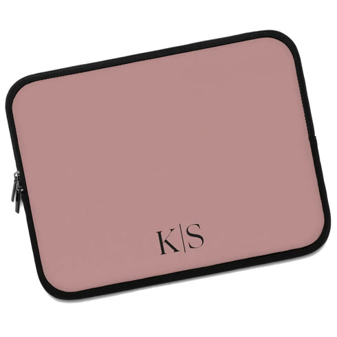 Custom Initials Laptop Sleeve - Centered
