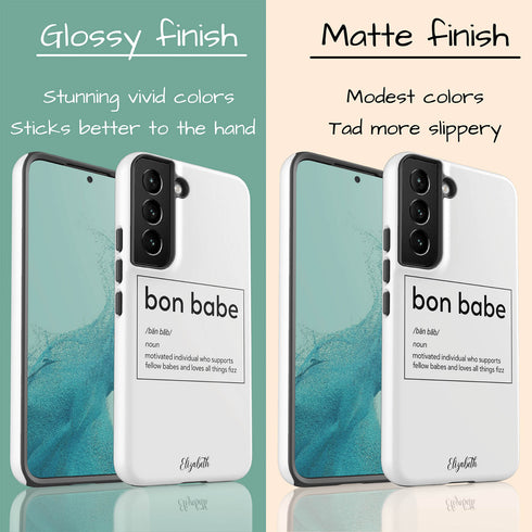 Bon Babe Custom Name Galaxy Case