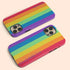 LGBTQ Pride Rainbow Custom Name iPhone Case