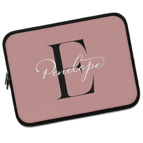 Monogram Name Laptop Sleeve