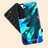 Turquoise Opal Marble Custom Name Galaxy Case