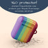 LGBTQ Pride Rainbow Custom Name AirPods Case