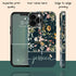Elegant Flowers Custom Name iPhone Case