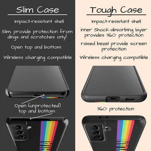 LGBTQ Custom Rainbow Name Pride Galaxy Case