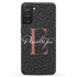 Monogram Personalized Dark Leopard Galaxy Case