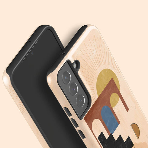 Abstract Shapes Custom Name Galaxy Case