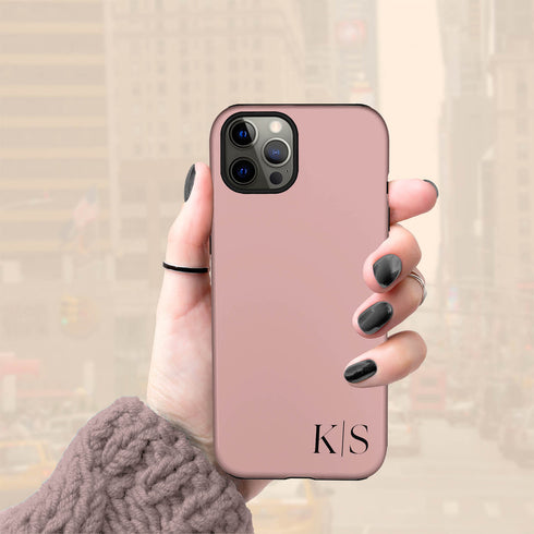 Custom Initials iPhone Case - Edge