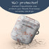 Trendy Marble Custom Name AirPods Case