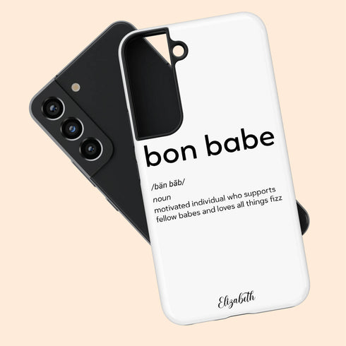 Bon Babe Custom Name Galaxy Case