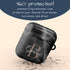 Monogram Personalized Black Marble AirPods Case