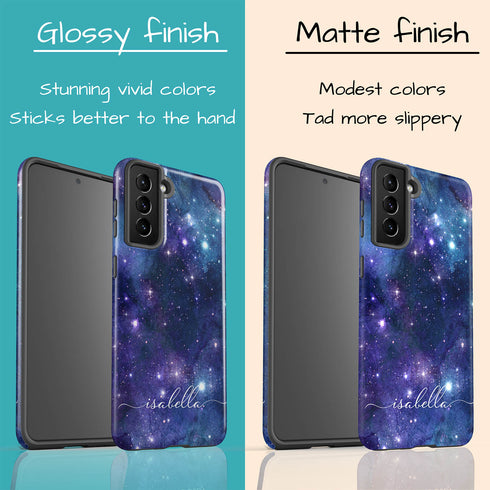 Galaxy Space Personalized Name Galaxy Case