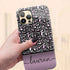 Golden Leopard Personalized Name iPhone Case