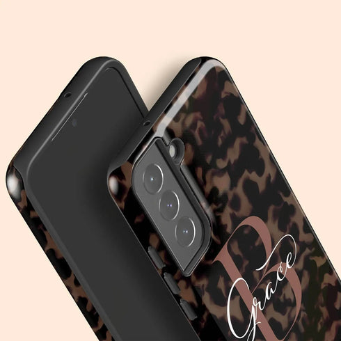 Monogram Personalized Tortoiseshell Galaxy Case