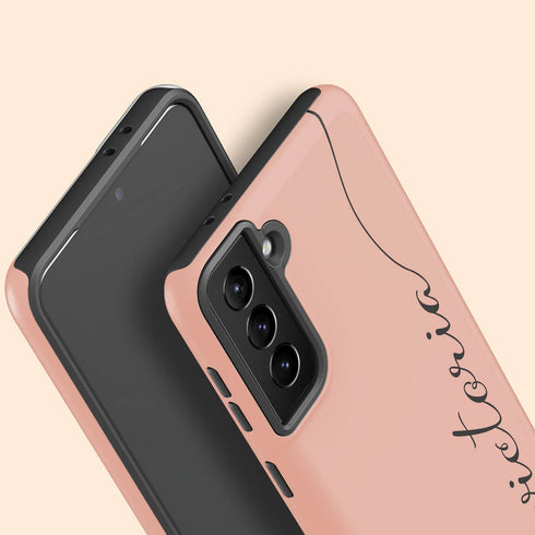 Personalized Name Calligraphy Galaxy Case