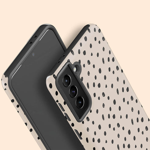 Spotted Dots Personalized Name Galaxy Case