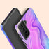 Neon Rainbow Agate Custom Name Galaxy Case