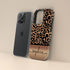 Wild Metallic Leopard Custom Name iPhone Case - Gold