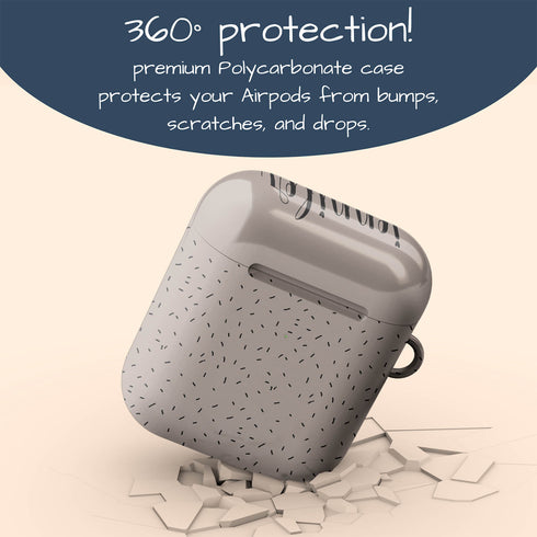 Small Spotted Dots Custom Name AirPods Case