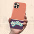 Retro Colors & Name Personalized iPhone Case