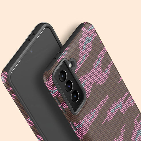 Digital Camo Custom Name Women's Galaxy Case