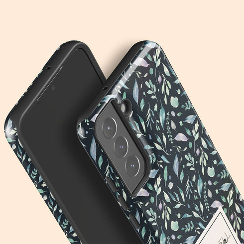 Delicate Flowers Custom Name Galaxy Case