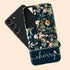 Elegant Flowers Custom Name Galaxy Case