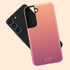 Ombre Gradient Personalized Initials Galaxy Case