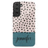Spotted Dots Custom Name Galaxy Case