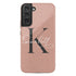 Monogram Personalized Spotted Dots Galaxy Case