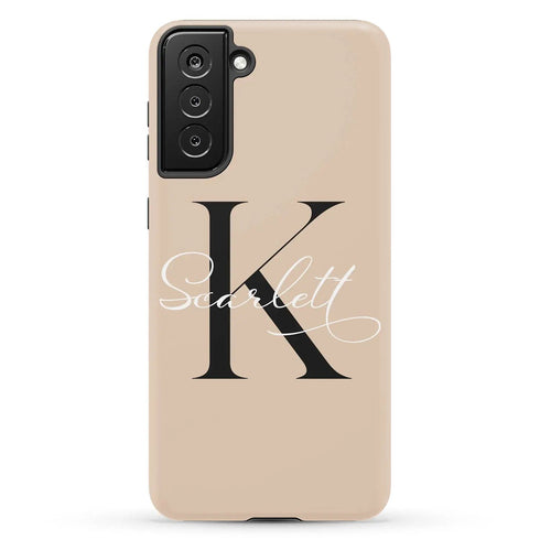 Monogram Personalized Solid Galaxy Case