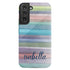 Acrylic Brushstrokes Custom Name Galaxy Case