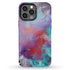 Colorful Abstract Oil Paint Custom Initials iPhone Case