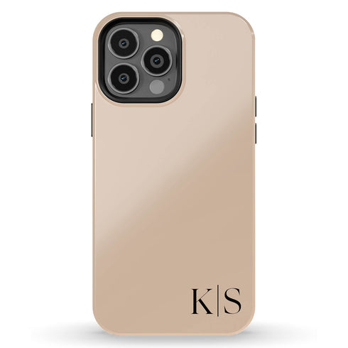 Custom Initials iPhone Case - Edge