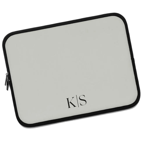Custom Initials Laptop Sleeve - Centered